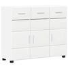 vidaXL Sideboard FLORIN 88.5 x 30.5 x 73 cm White Engineered Wood