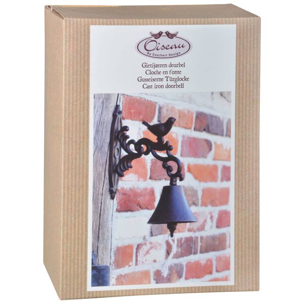 Esschert Design Doorbell Brown Cast Iron BR22