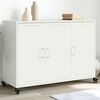 vidaXL Sideboard White 100.5x39x72 cm Steel