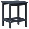vidaXL Adirondack Side Table Navy blue 38 x 38 x 46 cm HDPE