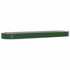 vidaXL Garden Raised Bed Galvanised Steel 523x140x36 cm Green