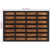 vidaXL Door Mat Rectangular 40x60 cm Rubber and Coir