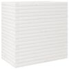 vidaXL Garden Planter White 70x40x68.5 cm Solid Wood Pine