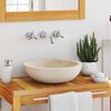 vidaXL Sink 40x12 cm Marble Cream