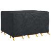 vidaXL Furniture Cover Plain Black 180 x 140 x 90 cm 600D