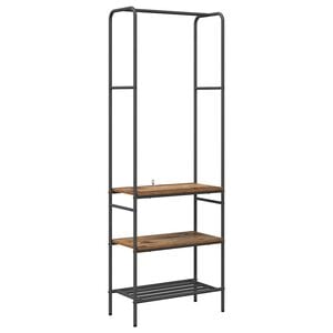 vidaXL Clothes Rack Old wood 60 x 30 x 171 cm Engineered Wood