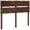 vidaXL Live Edge Headboard ROSTOCK Dark Brown 135 cm Solid Acacia Wood