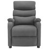 vidaXL Recliner Chair Light Grey Fabric
