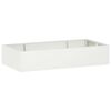 vidaXL Retaining Wall 6 pcs 200 x 100 x 30 cm Steel White