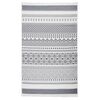 vidaXL Rug Grey and White 120x180 cm Cotton