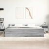 vidaXL Bed Frame without Mattress Grey Sonoma 160x200 cm