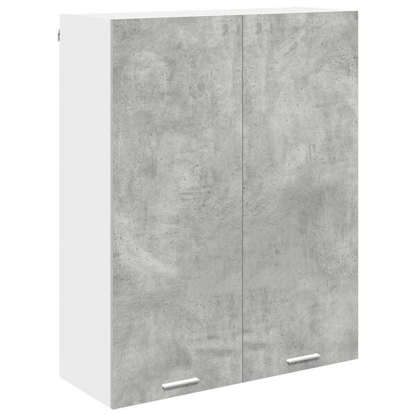 vidaXL Hanging Cabinet Concrete Grey 80 x 31 x 100 cm Engineered Wood
