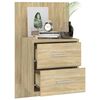 vidaXL Wall-mounted Bedside Cabinets 2 pcs Sonoma Oak