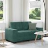 vidaXL Sofa Dark Green 160 x 77 x 82 cm Fabric