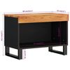 vidaXL TV Cabinet 60x33x43.5 cm Solid Wood Acacia