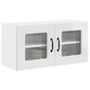 vidaXL Kitchen Cabinet Kalmar High Gloss White 80 x 31 x 40 cm