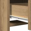 vidaXL Dressing Table Artisan oak 50 x 41 x 135 cm Engineered wood