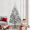 vidaXL Artificial Christmas Tree with 300 LEDs with Stand Green 210 cm