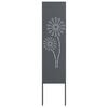 vidaXL Garden Privacy Screen Anthracite 32 x 140 cm Cold-rolled steel