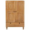 vidaXL Highboard Light brown 60 x 33 x 100 cm Solid mango wood