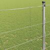 vidaXL Field Fence Silver 50 x 1.6 m Galvanised steel