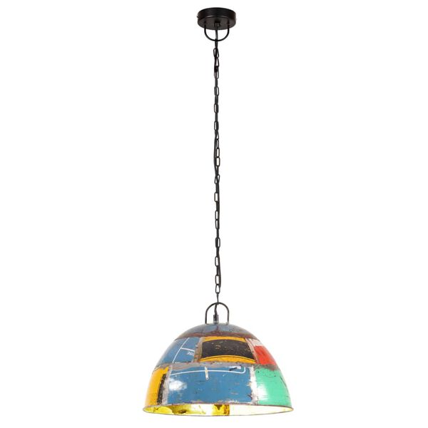 vidaXL Industrial Vintage Hanging Lamp 25 W Multicolour Round 41cm E27