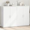 vidaXL Sideboards 2 pcs White 60x31x84 cm Engineered Wood