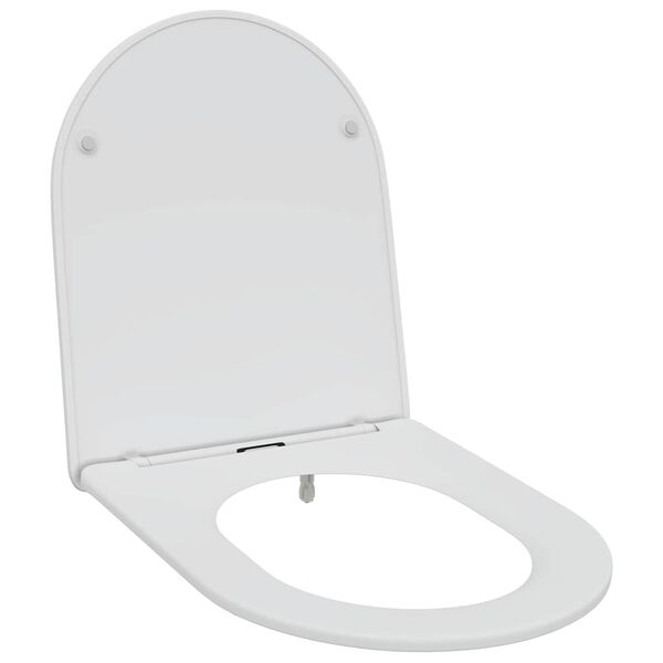 vidaXL Quick Release Toilet suitable for Seat White 44 x 36.4 x 3.4 cm