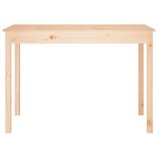vidaXL Dining Table 110x55x75 cm Solid Wood Pine