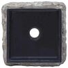 vidaXL Sink Black 30x30x13 cm Marble