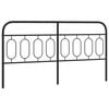 vidaXL Metal Replace Headboard Black 160 cm