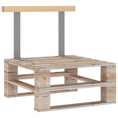 vidaXL Backrest for Pallet Sofa 70 cm Solid Pine Wood
