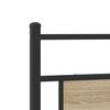 vidaXL Bed Frame without Mattress Sonoma Oak 200x200 cm Engineered Wood