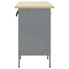 vidaXL Work Cabinet with Drawer 3 pcs Black and Grey 150 x 55 x 85 cm
