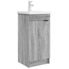vidaXL Bathroom Vanity with Sink Grey Sonoma 42 x 40 x 84.5 cm