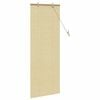 vidaXL Roller Blind with Curtains Manual Nature 60 x 160 cm Bamboo