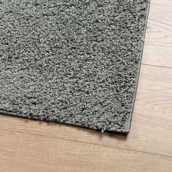 vidaXL Shaggy Rug PAMPLONA High Pile Modern Green 200x200 cm