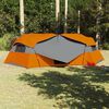 vidaXL Inner Tent with Roof Grey and Orange 520 x 520 x 190 cm Taffeta