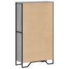 vidaXL Bookcase Grey Sonoma 80x31x137.5 cm Engineered Wood