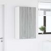 vidaXL Hanging Cabinet Grey Sonoma 60 x 31 x 100 cm Engineered Wood