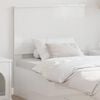 vidaXL Headboard Gloss White 100 cm Engineered Wood