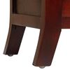 vidaXL Bedside Cabinet Brown 40 x 40 x 45,5 cm Solid Mahogany Wood