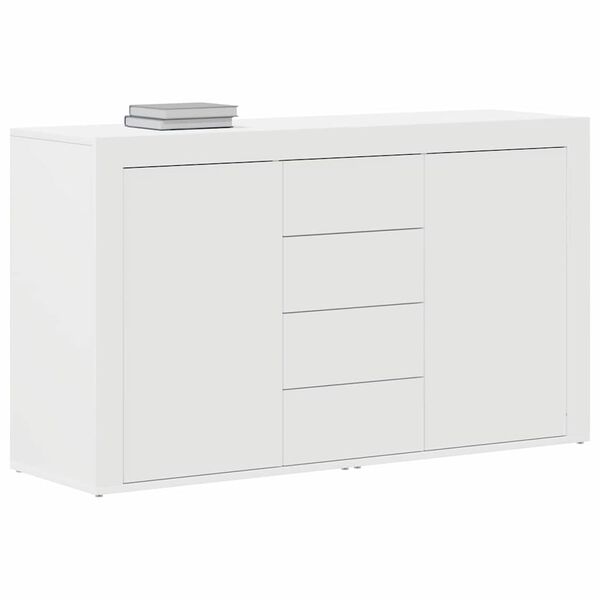 vidaXL Sideboard with Drawer White 120 x 36 x 69 cm Engineered Wood