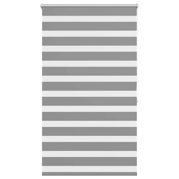 vidaXL Zebra blind 80.9x175 cm Fabric Width 76.7 cm grey