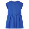 Kids' Dress with Drawstring Cobalt Blue 140