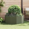 vidaXL Planter Olive Green 120 x 120 x 50 cm Steel