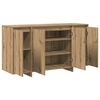 vidaXL Sideboard Artisan Oak 135 x 41 x 75 cm Engineered Wood