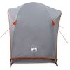 vidaXL Camping Tent 1-Person Grey and Orange Waterproof