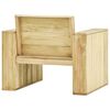 vidaXL 3 Piece Garden Lounge Set Impregnated Pinewood