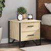 vidaXL Bedside Cabinet Sonoma Oak 40x41x40 cm Engineered Wood